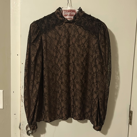 Beautiful Antique Lace Blouse - Picture 1 of 8